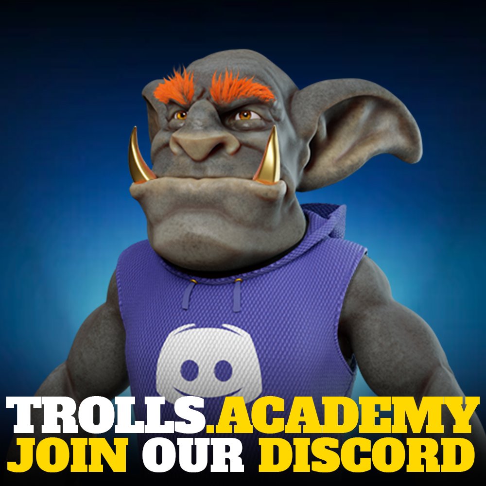 🎟 WL Giveaways on Discord:
discord.gg/fwWuNsHQWh

✅ 10000 Unique Trolls
✅ 14 Tribes
✅ Full frame 3D characters
✅ Over 200 traits
✅ Staking platform
✅ Earn $TROLL and $SNACK Token

#NFT #NFTCommuntiy #NFTinvestor #NFTdrop #NFTartist #NFTGiveaway