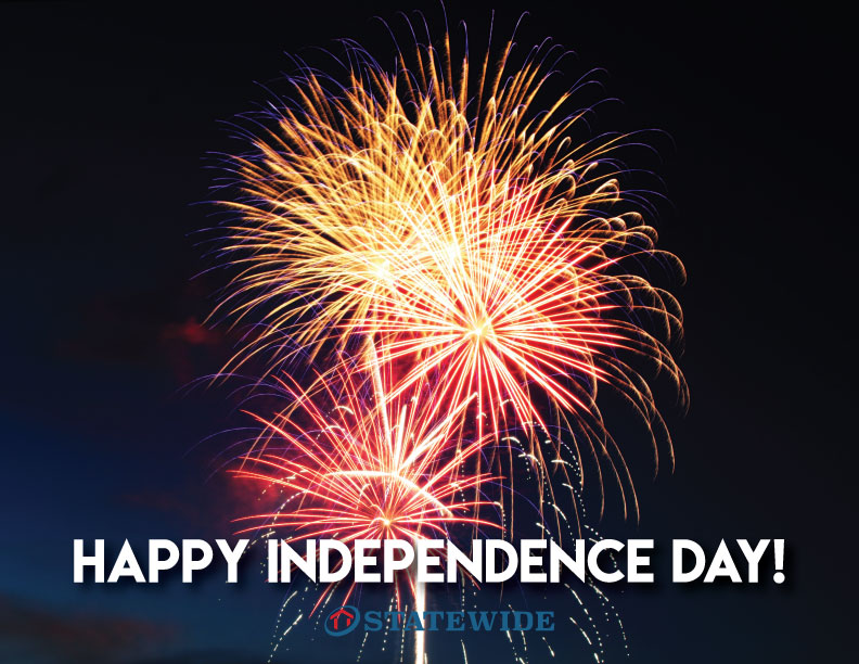 Statewide wishes you a safe and fun 4th of July weekend! 
Our offices will be closed Monday 7/4/22 and we will return Tuesday 7/5/22. Emergency services still available 24/7 as always. 
#StatewideRestoration #Firedamagerestoration #Onestopshop #Letushelpyou #Happy4th