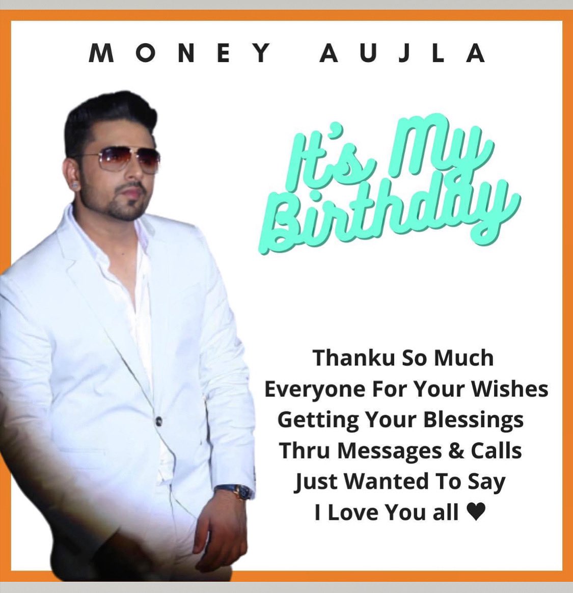 Thanku So Much
Everyone For Your Wishes
Getting Your Blessings
Thru Messages &amp; Calls
Just Wanted To Say
I Love You all ❤️