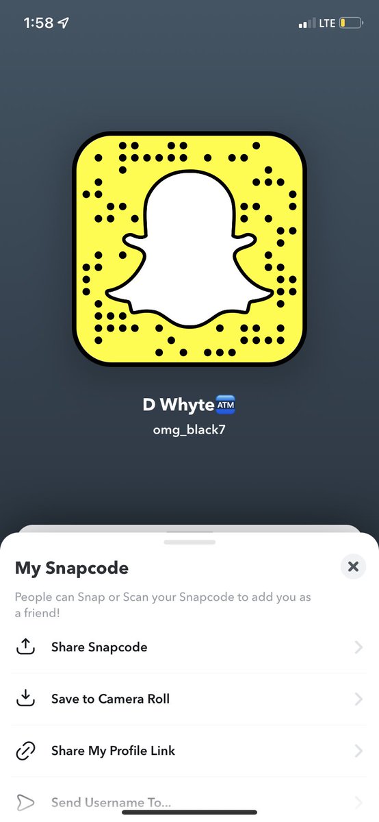 Dwhyte_73's tweet photo. Add my new snap https://t.co/QFl0RJzjEB