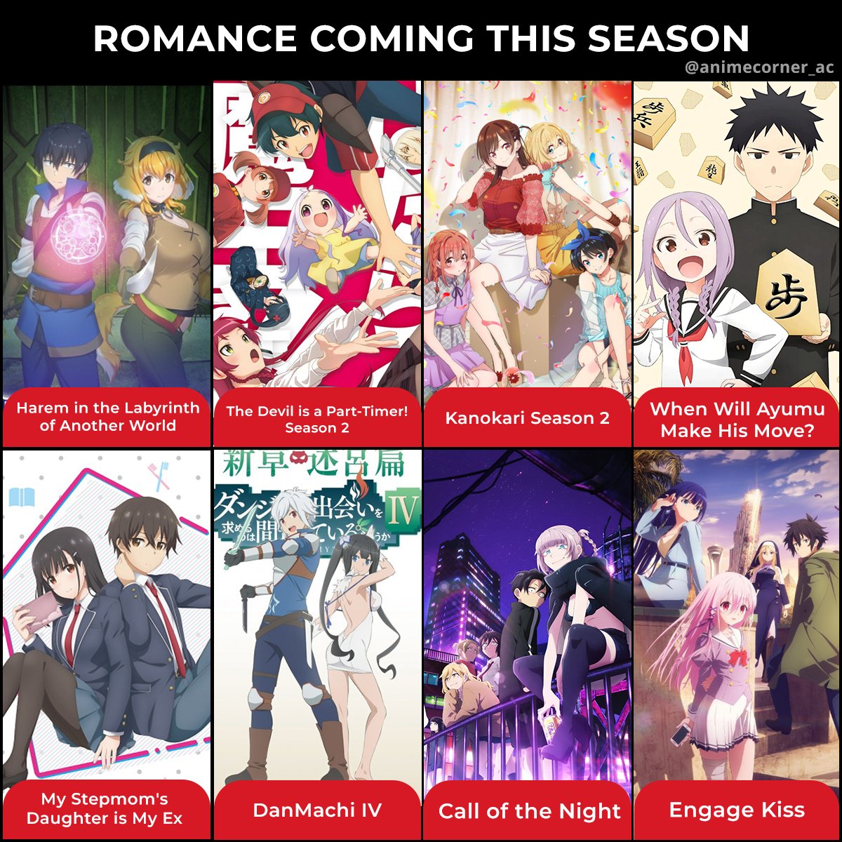 Anime Corner on X: If you're a sucker for love stories, this summer is the  season for you! 💖  / X