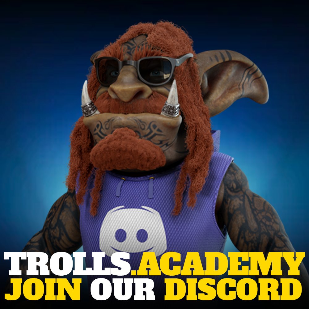 🎟 WL Giveaways on Discord:
discord.gg/fwWuNsHQWh

✅ 10000 Unique Trolls
✅ 14 Tribes
✅ Full frame 3D characters
✅ Over 200 traits
✅ Staking platform
✅ Earn $TROLL and $SNACK Token

#NFT #NFTCommuntiy #NFTinvestor #NFTdrop #NFTartist #NFTGiveaway