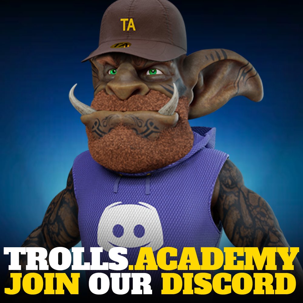 🎟 WL Giveaways on Discord:
discord.gg/fwWuNsHQWh

✅ 10000 Unique Trolls
✅ 14 Tribes
✅ Full frame 3D characters
✅ Over 200 traits
✅ Staking platform
✅ Earn $TROLL and $SNACK Token

#NFT #NFTCommuntiy #NFTinvestor #NFTdrop #NFTartist #NFTGiveaway