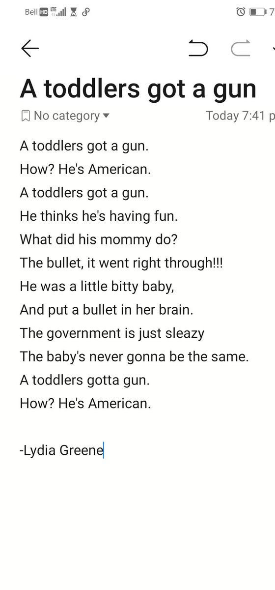 FormerAntivax's tweet photo. To the tune of Janie's Got a Gun. #guncontrol #2a #fromtheoutside https://t.co/0cjHw3RqAF
