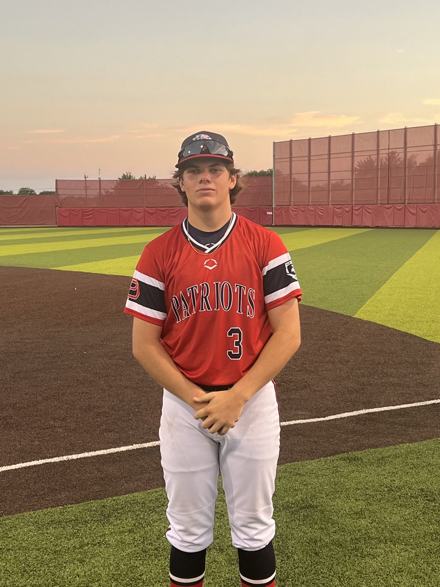 FiveToolTexas's tweet photo. #SummerShowdown F: @DallasPatriots 17U Stout 4, Dallas Tigers Wood 1 
PoG: @GriffinTurner2 2-3, 2B, RBI, R, SB
Hitter: @CuffConnor 2-2, 2B, RBI
Pitcher: @TruittAnthony3 6 IP, 1H, 1 ER, 7K https://t.co/A9lJmMgMEo