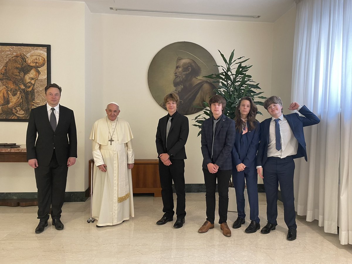 Honored to meet @Pontifex yesterday