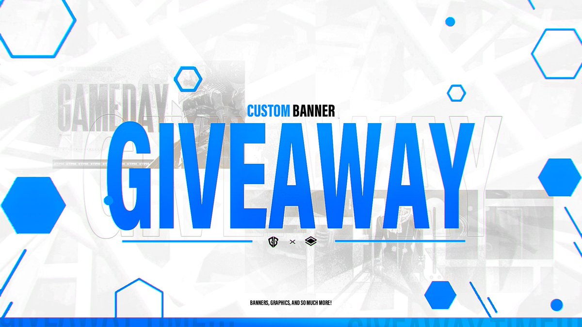 💙<a href="/QorGaming/">QorGaming</a> x @_SandBoxStudios Custom Banner Giveaway💙

✅Like
✅Retweet
✅Follow <a href="/QorGaming/">QorGaming</a> &amp; @_SandBoxStudios 
✅Tag a friend

🎉Extra entry: Join BOTH Discords

🔗 discord.gg/sandboxstudios
🔗 discord.gg/GzqVAtq4p9

⚠️WINNER DRAWN 7/8⚠️