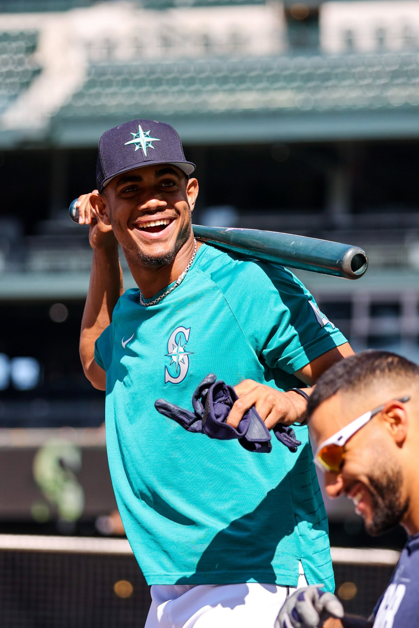 Men's Seattle Mariners Majestic Aqua 2017 Players Weekend