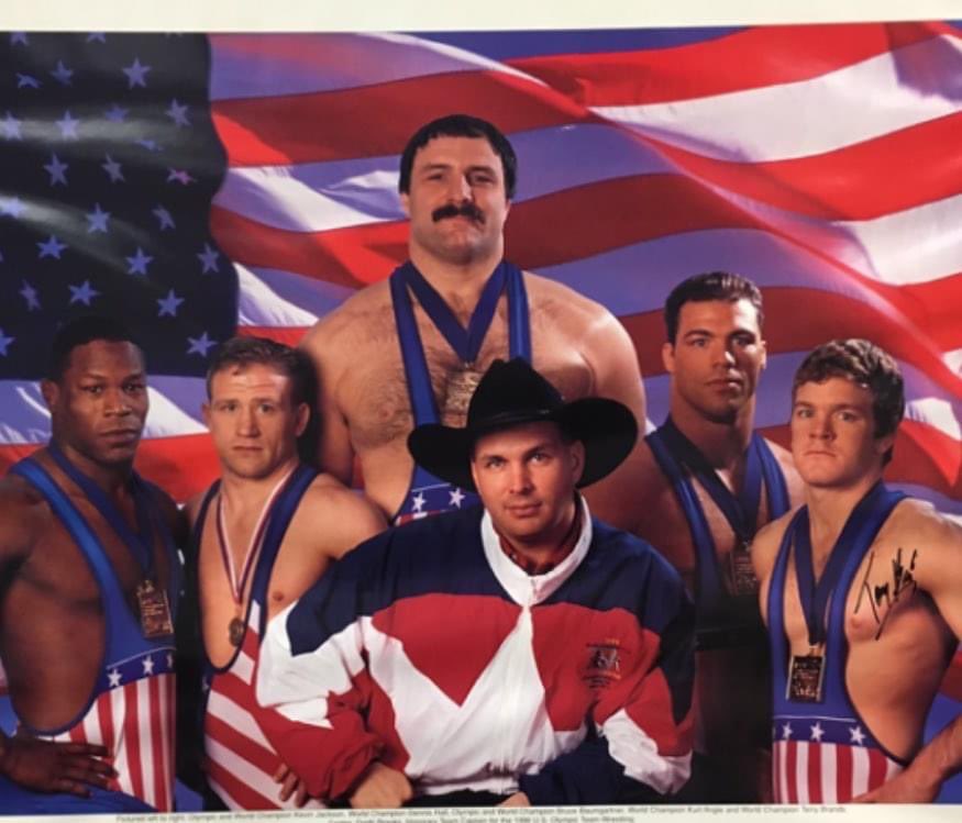 hagertony's tweet image. Let’s run it back @garthbrooks  

@USAWrestling make it happen. 🇺🇸