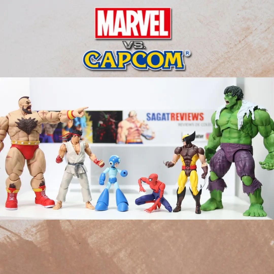 Marvel vs. Capcom 📸: @sagatvr #Marvel #MarvelLegends #Capcom