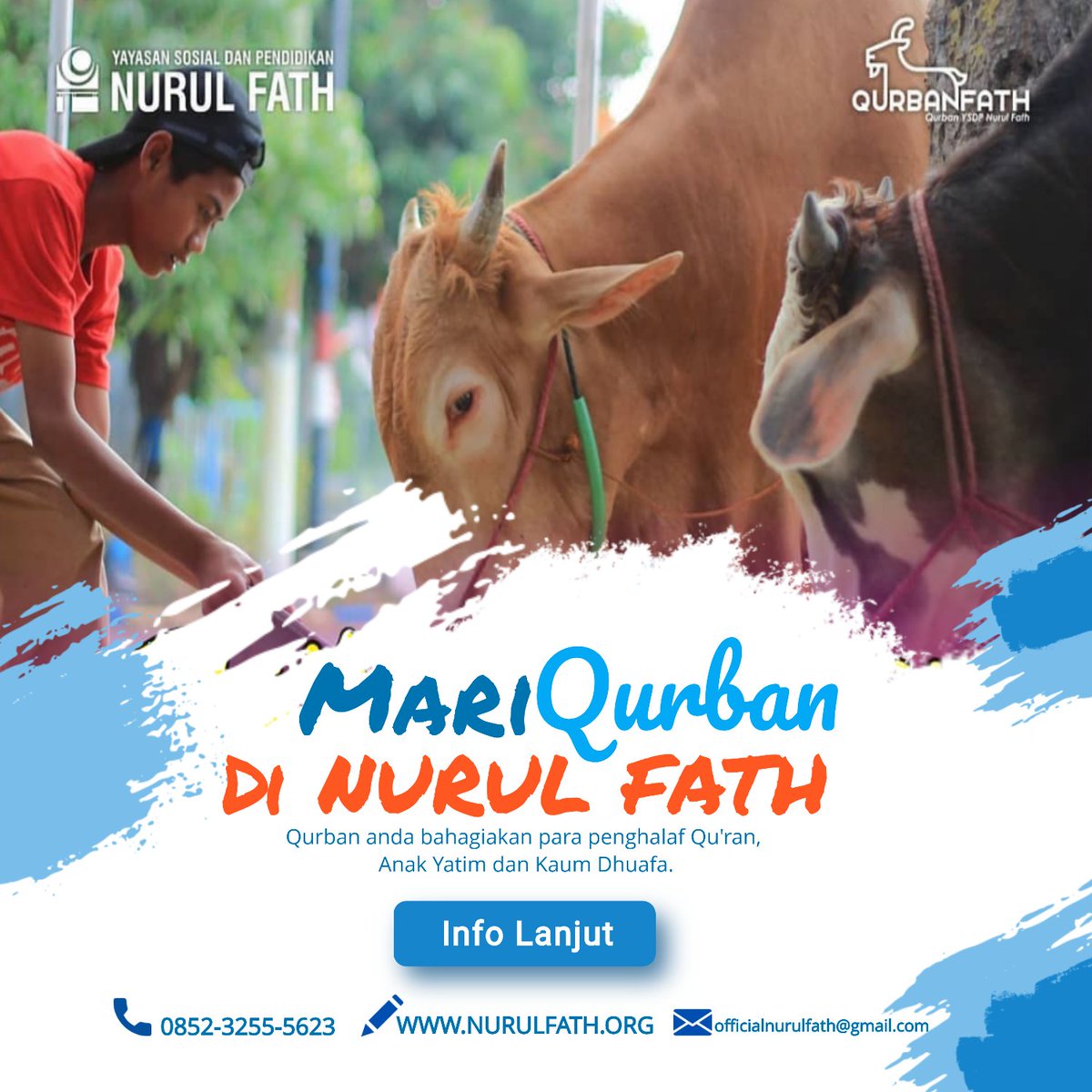 Antoni_alfath's tweet photo. MARI QURBAN DI NURUL FATH SIDOARJO
.
.
.
.
𝗥𝗲𝗸𝗲𝗻𝗶𝗻𝗴 Qurban : 
Bank Syariah Indonesia 
7080 1415 42 
a.n 𝗬𝗦𝗗𝗣 𝗡𝘂𝗿𝘂𝗹 𝗙𝗮𝘁𝗵 
𝗜𝗻𝗳𝗼𝗿𝗺𝗮𝘀𝗶
0852 3255 5623 
𝙀𝙙𝙮 𝙎𝙖𝙨𝙢𝙞𝙩𝙤 
#qurban  #sidoarjo #sidoarjoqurban #ysdpnfath #qurbansidoarjo https://t.co/CYZ8cRwSDJ