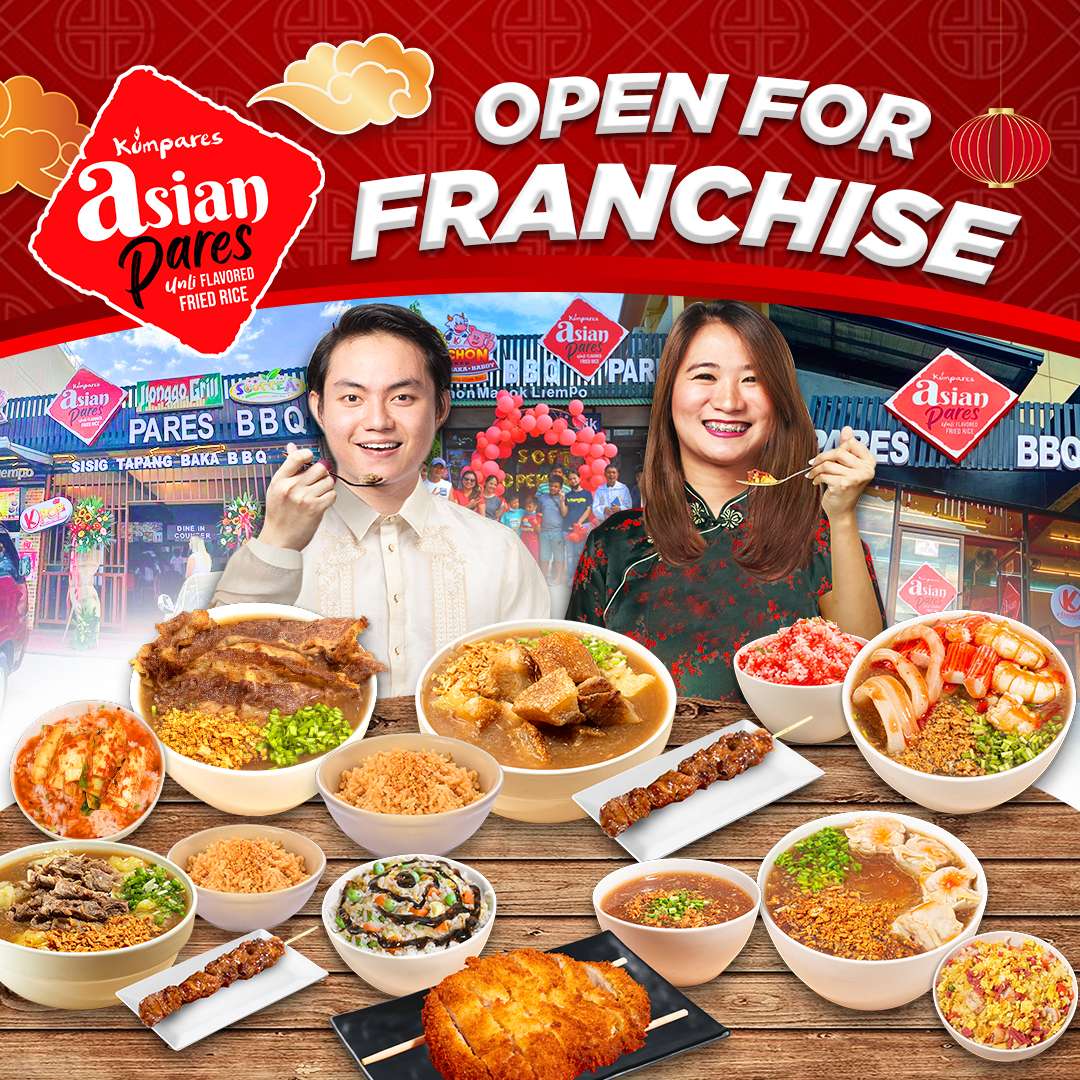 KumparesGroup's tweet photo. this is not just your ordinary pares
it's Kumpares Asian Pares and is now open for franchise

#KumparesAsianPares 
#franchiseattfw https://t.co/sMmOKH558C