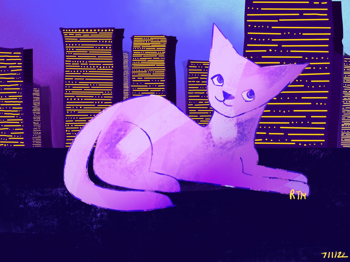 reptu14's tweet photo. Cat
#procreate #procreateart  #cat https://t.co/4saF7L951M