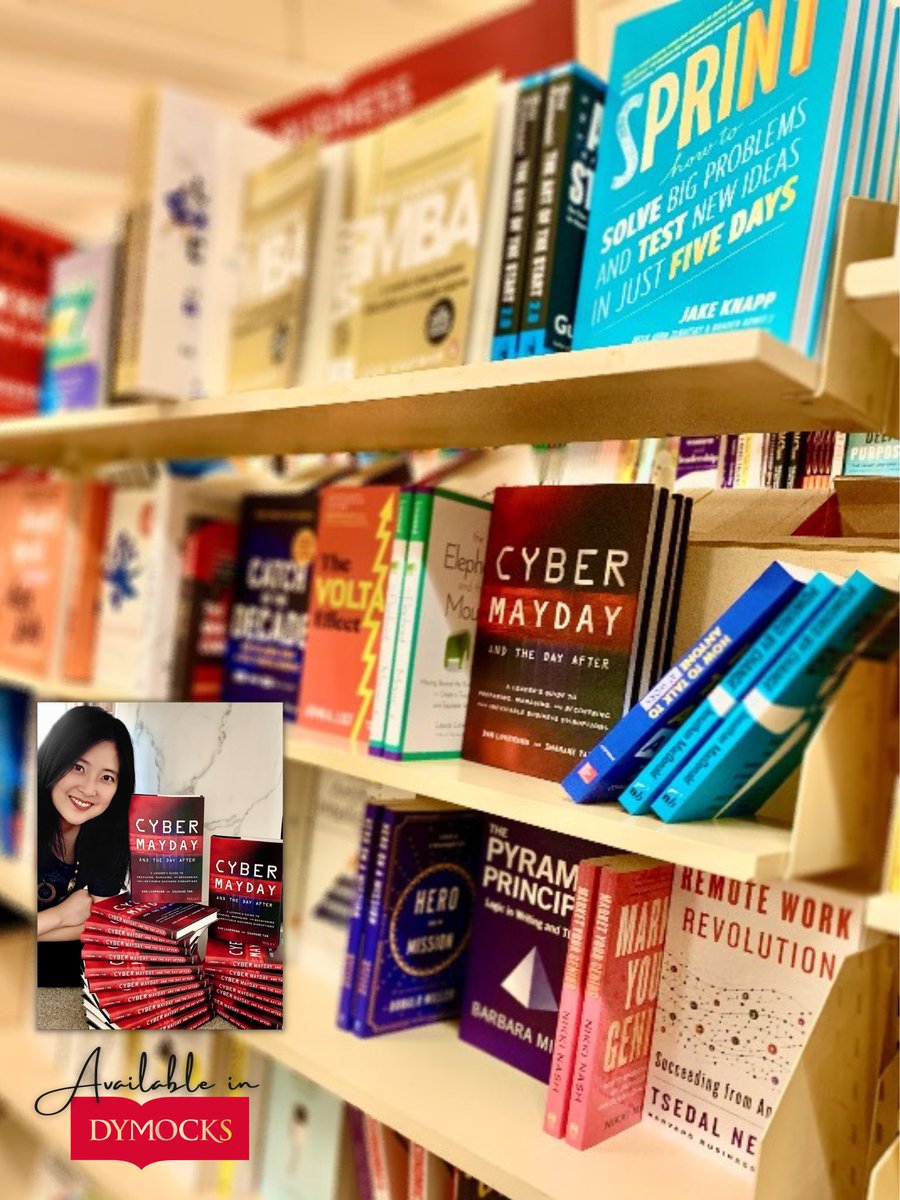 Shamane (@shamanetan) on Twitter photo Guess what I saw when I walked into <a href="/Dymocksbooks/">@dymocksbooks</a> <a href="/DymocksSydney/">Dymocks Sydney</a>? Sitting on the shelves at level 2 in the business section, is #cybermayday, my latest book on #cybersecurity!
#stillreeling #nevergetsold #cyberbook #hardcover #dymocks #sydney #bestselling <a href="/govcso/">Dan Lohrmann</a> Guess what I saw when I walked into <a href="/Dymocksbooks/">@dymocksbooks</a> <a href="/DymocksSydney/">Dymocks Sydney</a>? Sitting on the shelves at level 2 in the business section, is #cybermayday, my latest book on #cybersecurity!
#stillreeling #nevergetsold #cyberbook #hardcover #dymocks #sydney #bestselling <a href="/govcso/">Dan Lohrmann</a>
