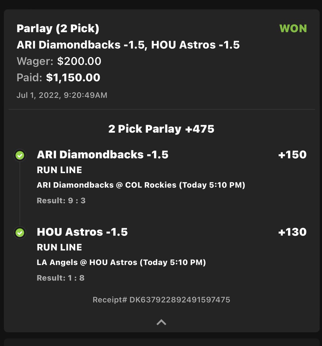 I liked <a href="/TaylorRingold/">Taylor Ringold</a> and <a href="/TheReal_gwarner/">GW</a>’s pics so much I went -1.5 runs for both! Let’s goooooo