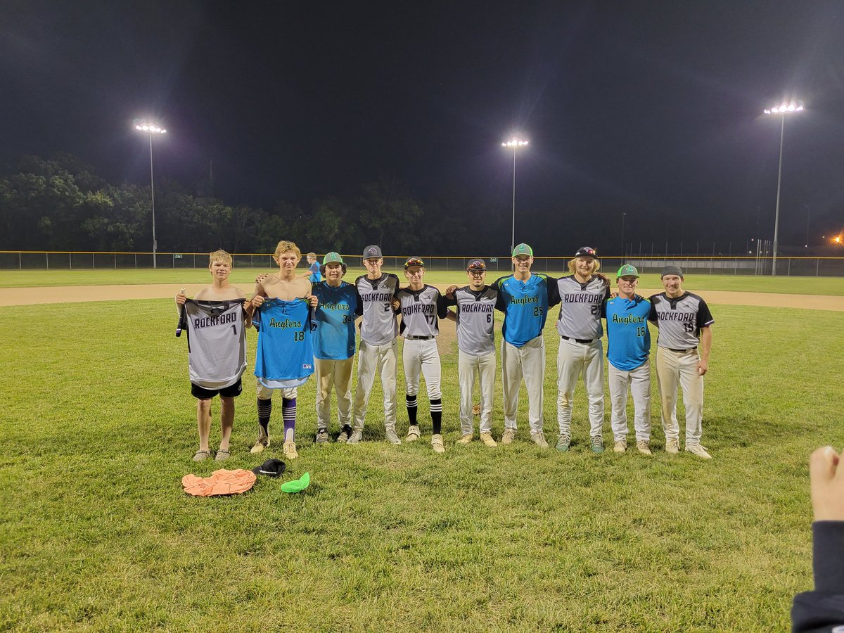 The Rockford guys after the game. This is what townball is all about. <a href="/RockfordCrows/">Rockford Crows</a>