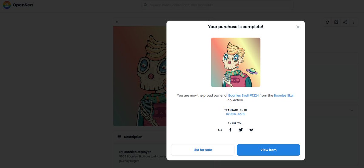 Just bought a <a href="/BooniesSkullNFT/">Boonies Skull 💀</a> !
I love the banana's on the head. :3

#NFT #NFTCommunity #NFTS #BooniseSkullNFT