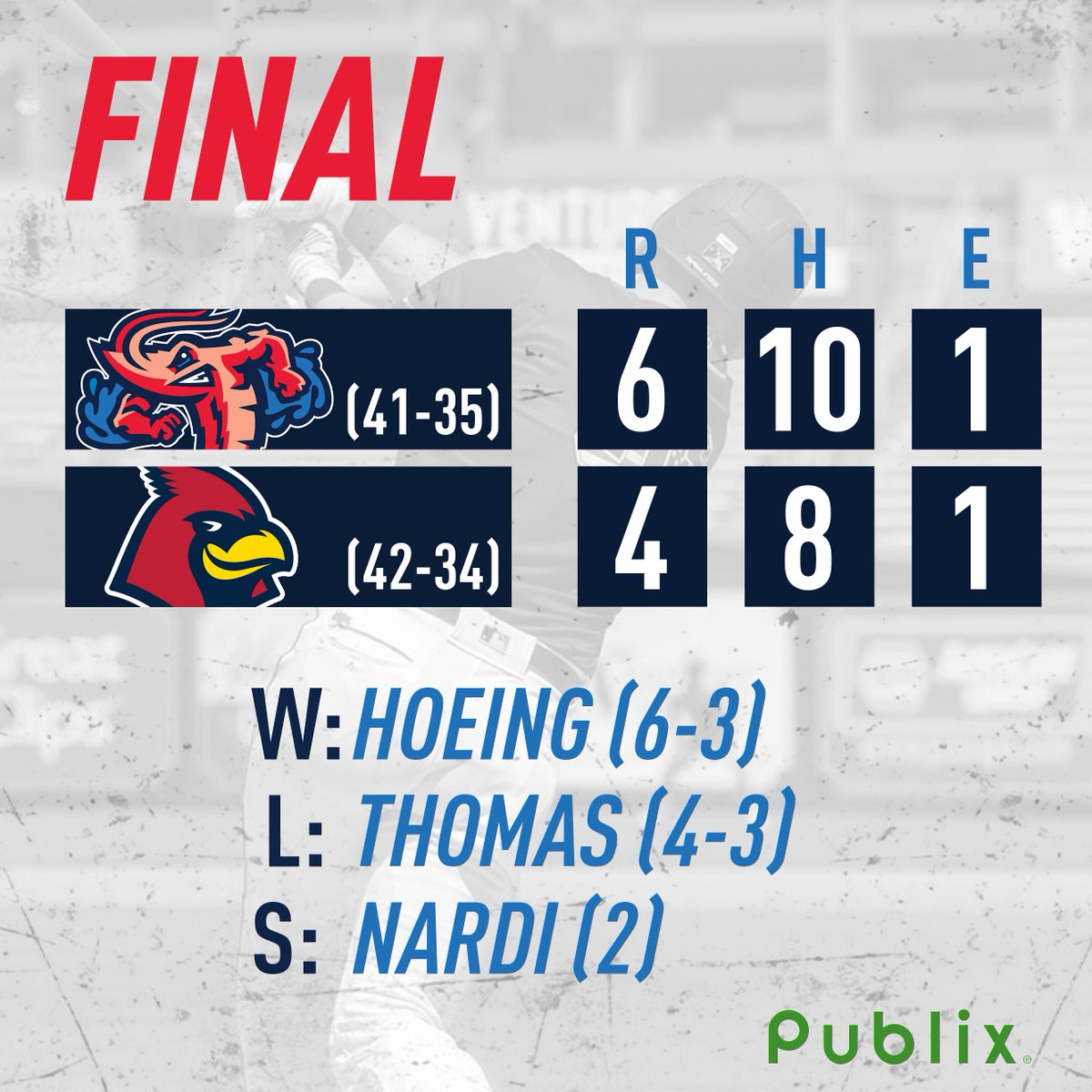 JaxShrimp's tweet photo. #SHRIMPWIN
First win in July ✅ https://t.co/IWBYsZAC2Z