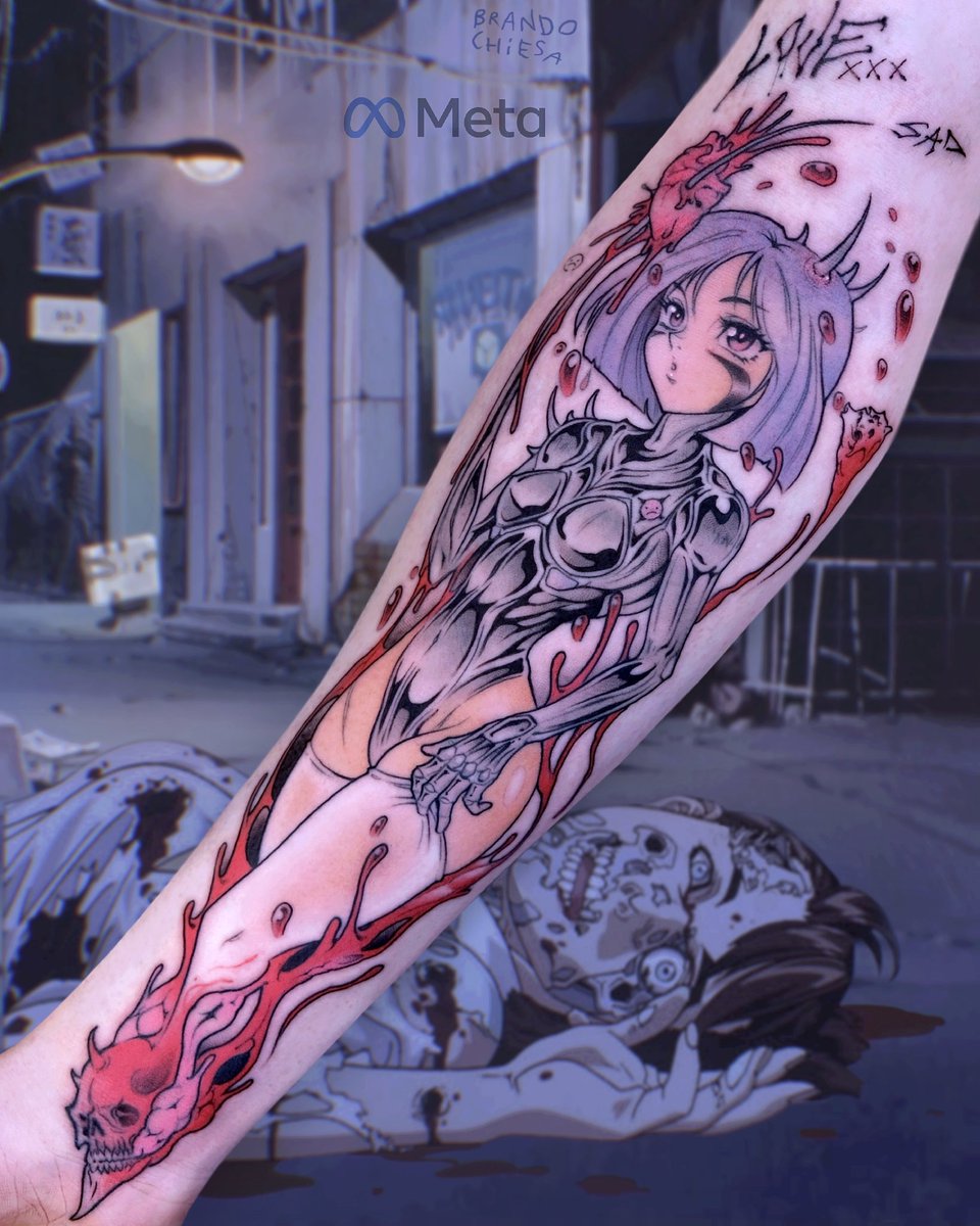 Alita 🦾 #alita #tattoo #tattoos #anime #manga #Crypto #NFTartist