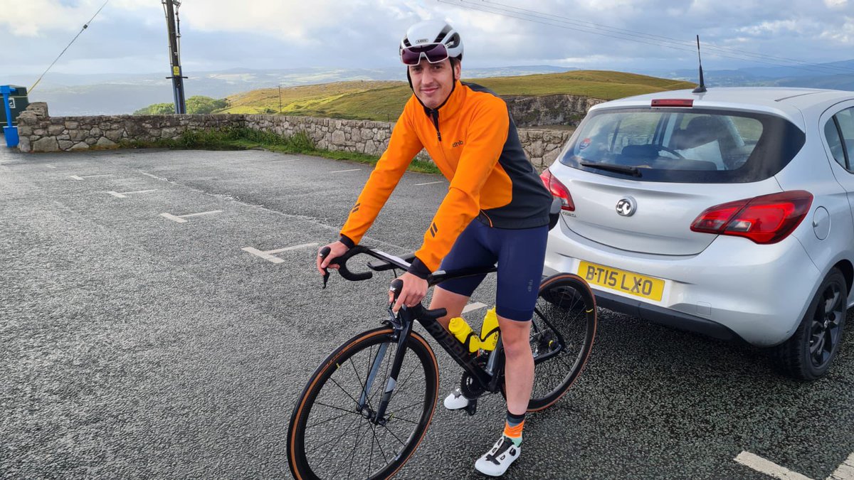 And he’s off! Good luck Chris, see you at the finish line