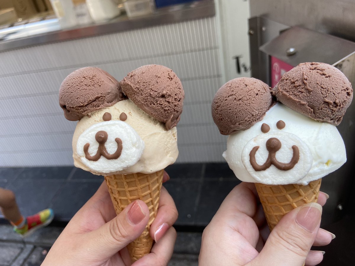 パンダのアイスクリーム 食品サンプルフェイクスイーツ