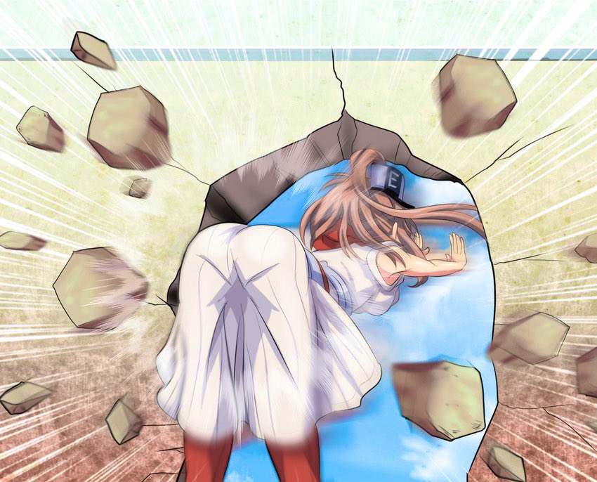 Dramatic entrance time.