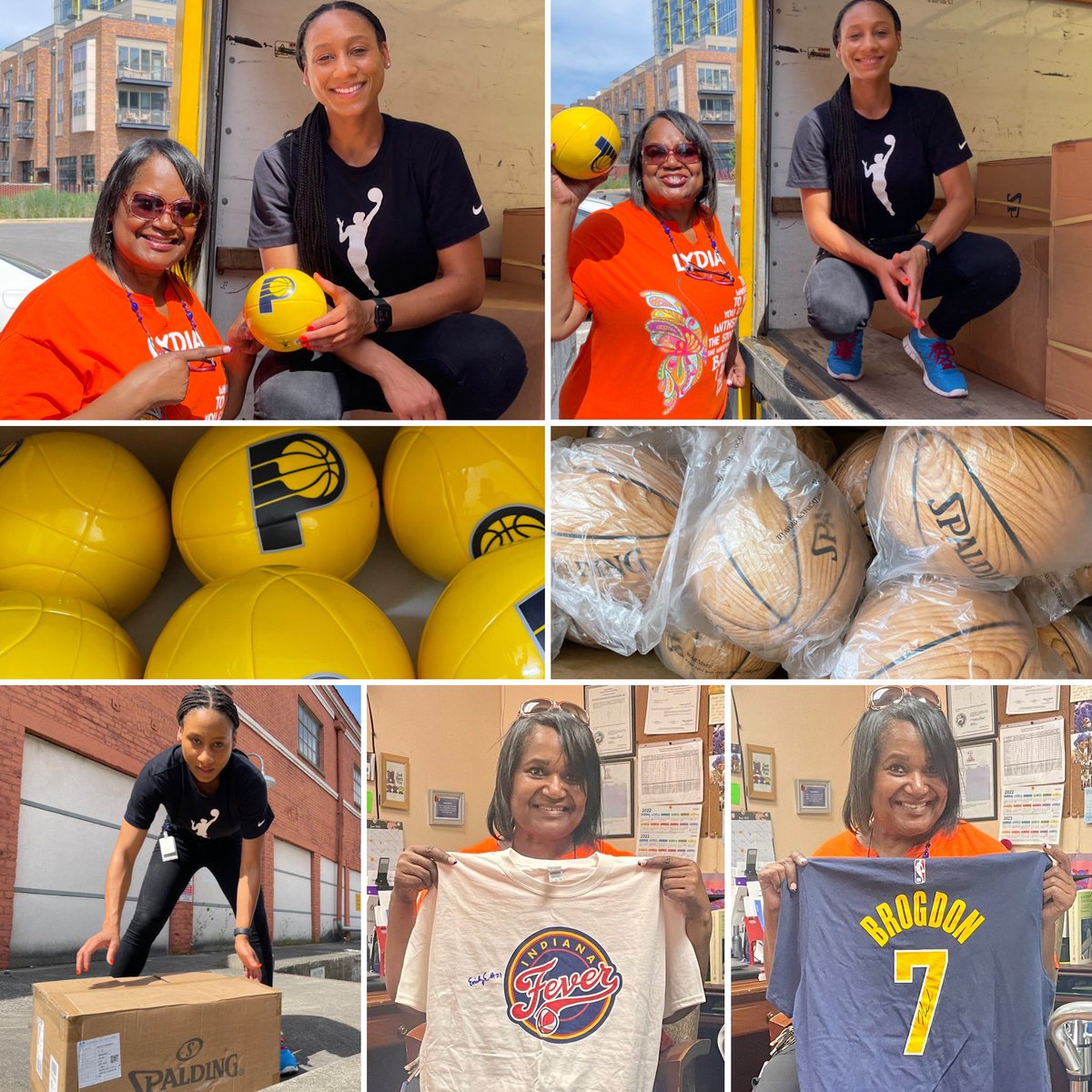 YouFeedThemMFP's tweet photo. Creating & building positive relationships w/ community partners such as the @Pacers & @IndianaFever helps us meet our initiatives & positively impact young lives. Thx Rachel for the basketballs & the autographed Shirts from Erica & Brogdon!
#CommunityResourceDay
@HisLoveKeptMe https://t.co/BvIl2ioIdf