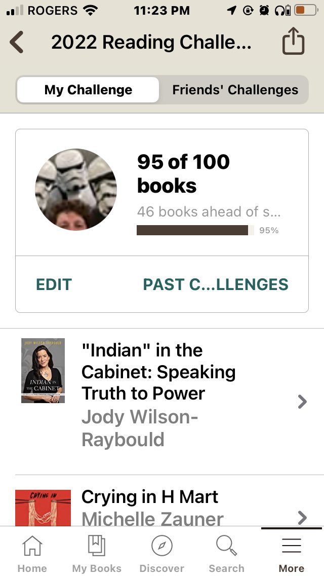 alibrarytech's tweet image. I’m a wee bit ahead of schedule, for once in my life 🤣 #cantstopreading 📚#goodreadschallenge #librarytechnician #readindigenousauthors #readblackauthors #readasianauthors #readcanadianauthors #readequity #readdiversebooks #readeverything #readalways #myeyespreferaudiobooks🎧