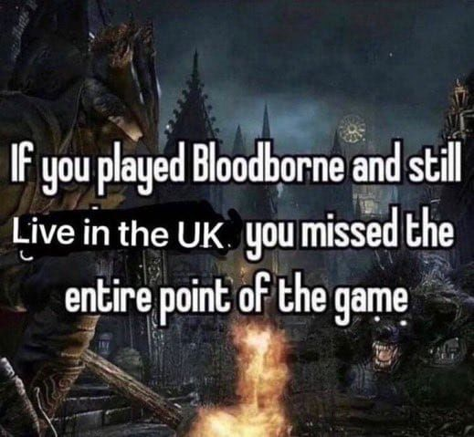 berserksouls's tweet photo. we still don't have bloodborne for pc https://t.co/3cJYCsR7za