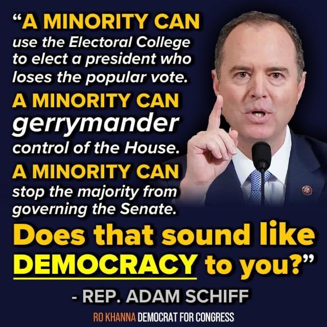 jilevin's tweet photo. Minority rule is NOT democracy. https://t.co/daGROFFFud