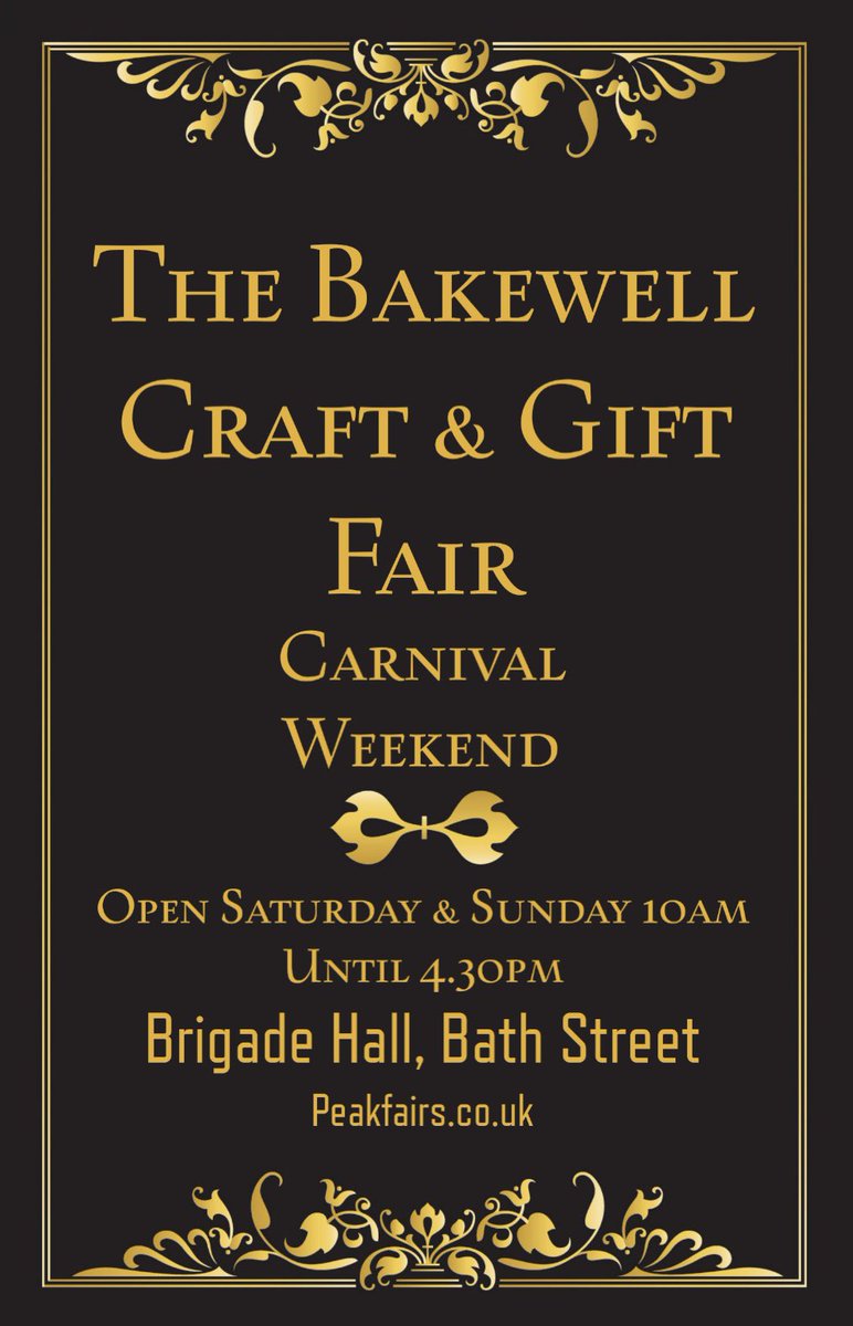 PeakFairs's tweet photo. Open today and it’s Bakewell Carnival Day!!! https://t.co/GukxpxVAcT