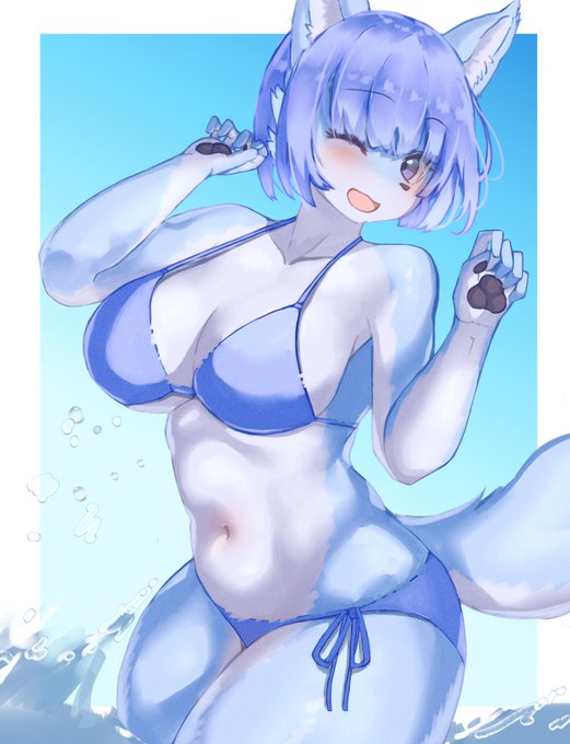 #フォロワー一万人以下の絵師が力作を投稿してたくさんのフォローを貰うタグ 
かわいいメスケモと腹筋が好きです💕 