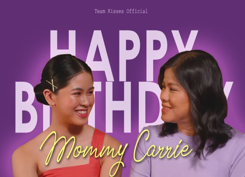 TEAM KISSES OFFICIAL π (@teamkissesofc) on Twitter photo The miracle daughter is nothing without the hardships, nurture and sacrifices of her miracle mother.
Happiest birthday, Mommy Carrie!
<a href="/KissesDelavin/">Kisses Delavin</a>
#KissesDelavin
#Kissables
<a href="/carrie_delavin/">Carrie T. Delavin</a>
-Siblings The miracle daughter is nothing without the hardships, nurture and sacrifices of her miracle mother.
Happiest birthday, Mommy Carrie!
<a href="/KissesDelavin/">Kisses Delavin</a>
#KissesDelavin
#Kissables
<a href="/carrie_delavin/">Carrie T. Delavin</a>
-Siblings