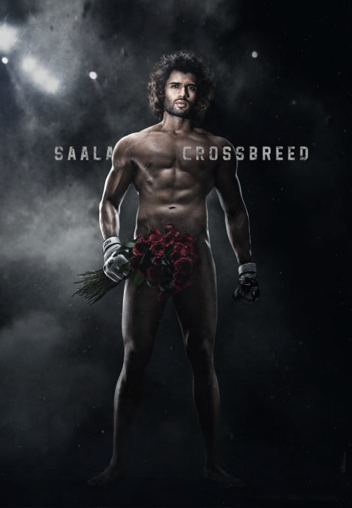 The poster is truly a daredevil attempt!
@Thedeverakonda again at his best with this #Liger #SaalaCrossBreed 

#VijayDeverakonda