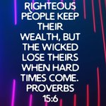 Image for the Tweet beginning: BIBLE VERSE OF THE DAY
Righteous