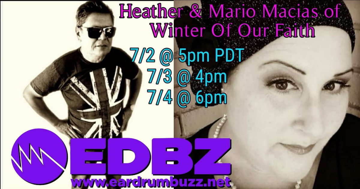 The title song off of our upcoming album, "Wasting Time", will be debuted tomorrow evening on eardrumbuzz.net!
7/2 @ 7pm CDT
7/3 @ 6pm CDT
7/4 @ 8pm CDT
The album will be released on August 15th, 2022, on Transmission Nova!
<a href="/TransmissionNov/">Transmission Nova | TNR (TransNova Records)</a> 
<a href="/Eardrum_Buzz/">Eardrum Buzz Radio</a>