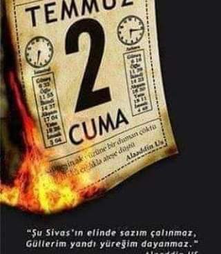 Bilmez misin ki türküler yanmaz #Madımak