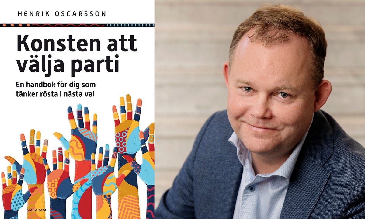 Forskning & Framsteg (@foframsteg) on Twitter photo #Boklördag ”Boken ser ut som en handbok men är snarare en lättfattlig introduktion till valdemokratins spelregler och till hur vi väljare agerar.” <a href="/LinaWennersten/">Lina Wennersten-Gradert</a> har läst ”Konsten att välja parti” av <a href="/HenrikOscarsson/">Henrik Ekengren Oscarsson</a>
fof.se/artikel/2022/5… <a href="/makadambok/">Makadam förlag</a>
<a href="/goteborgsuni/">Göteborgs universitet / University of Gothenburg</a> #val2022 #Boklördag ”Boken ser ut som en handbok men är snarare en lättfattlig introduktion till valdemokratins spelregler och till hur vi väljare agerar.” <a href="/LinaWennersten/">Lina Wennersten-Gradert</a> har läst ”Konsten att välja parti” av <a href="/HenrikOscarsson/">Henrik Ekengren Oscarsson</a>
fof.se/artikel/2022/5… <a href="/makadambok/">Makadam förlag</a>
<a href="/goteborgsuni/">Göteborgs universitet / University of Gothenburg</a> #val2022