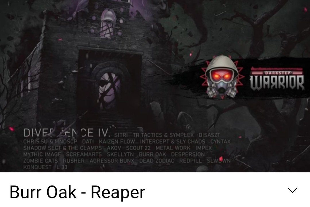 Catch another awesome tune online from DIVERGENCE IV compilation! 'Reaper' by <a href="/burroakmusic/">Burr Oak</a> is available for listening, thumbs up! Thanks for the premiere <a href="/DarkstepWarrior/">CurtisDarkstep</a>! 🙌
youtube.com/watch?v=jCjQmR…
#eatbrain #neurofunk #neuro #drumandbass