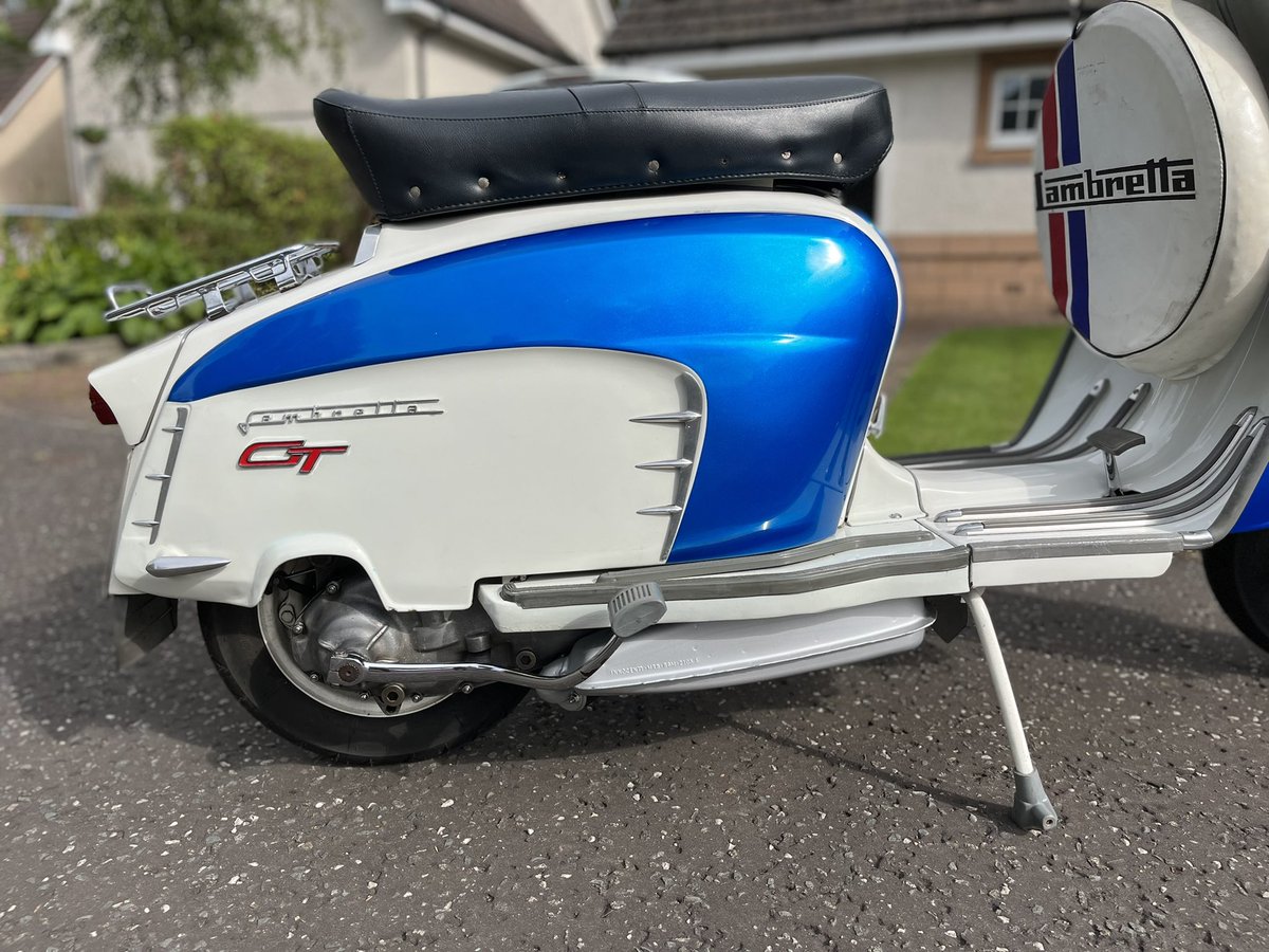 robert2burns's tweet photo. Stunning TV200… I upgraded the engine to a GT240… what a strong engine #lambretta #tv200 #rare #2strokefullthrottle https://t.co/ro7uiStF6S