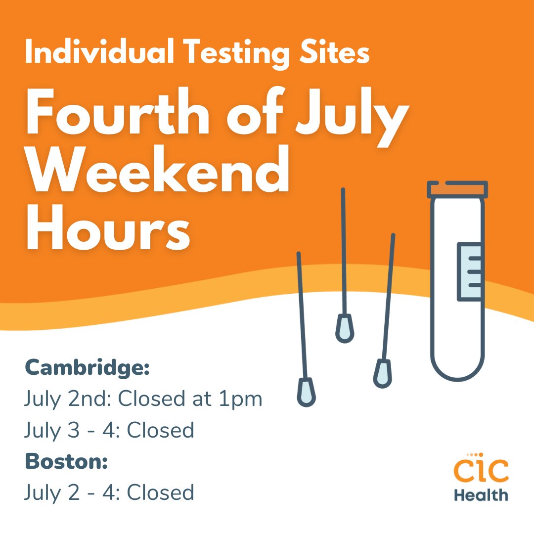Hey, Boston! On Saturday, July 2nd, Cambridge will be closing early at 1 pm and remain closed the following days of Sunday, July 3rd and Monday, July 4th. The Bruce C. Bolling location will be closed on July 2nd, 3rd, and 4th.