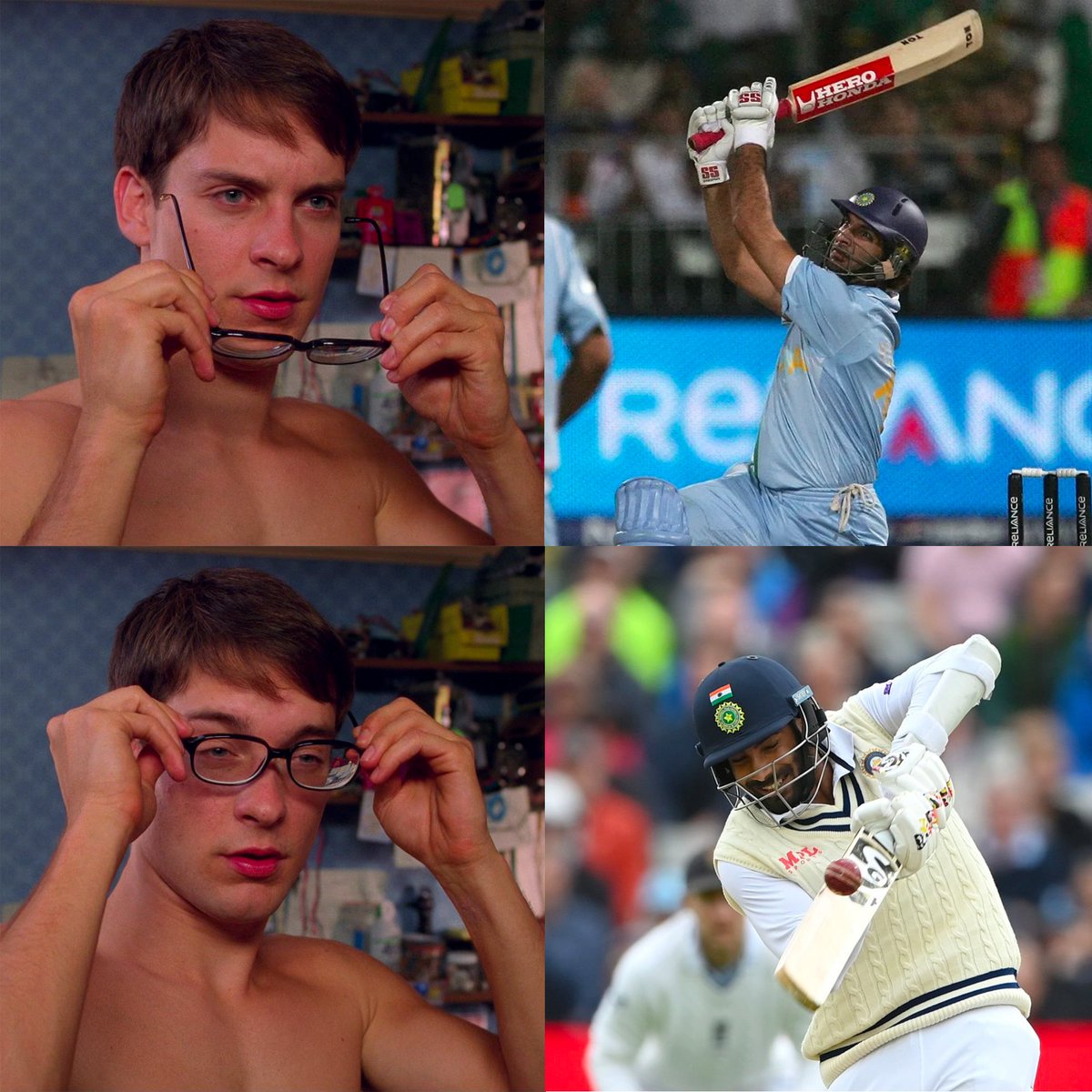 KKRiders's tweet photo. Maine ise kahi dekha hai... Lagta hai main isko jaanta hu... 🤔 

#Bumrah #Broad #Yuvraj #ENGvIND https://t.co/7tpEb6HdLb