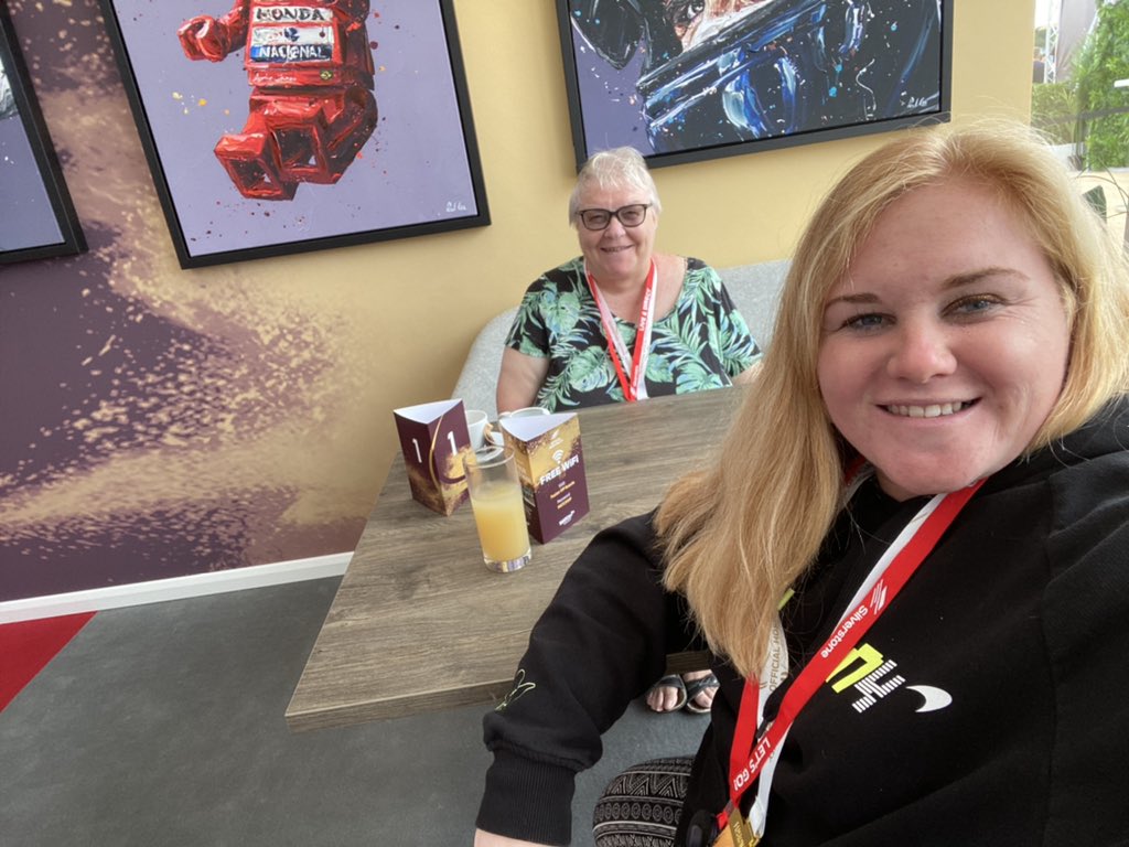 CourtenaySUFC's tweet photo. Day 2 in #VIPFusion #SilverstoneGP #BGPVIP we are wrapped up warm!! Get your coats and let’s gooooooo!!! https://t.co/zSfB1GKVfA