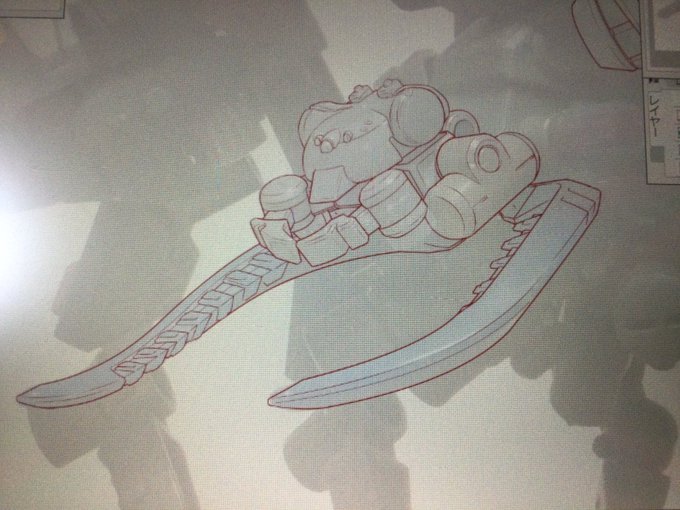 ハルパース(?)の顔。 