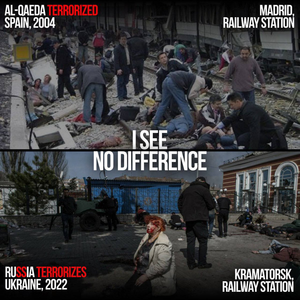 mo_two_three's tweet image. #ISeeNoDifference #russiaisaterrorisstate #RussiaTerroristState @NATO @EmmanuelMacron @BorisJohnson @AndrzejDuda @POTUS
