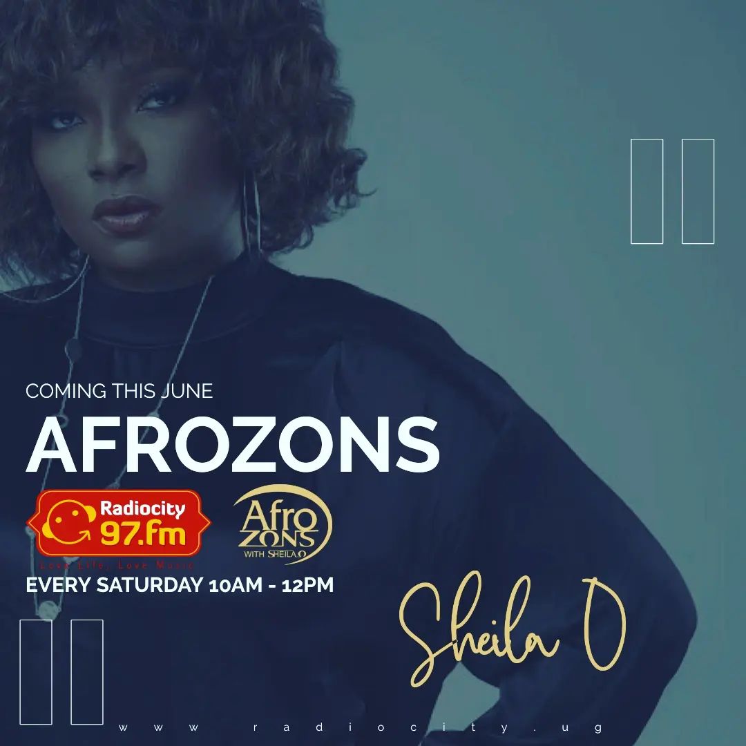 97fmRadiocity's tweet photo. Tune in to @AfroZons radio show exclusive to #97fmRadiocity every Saturday with @sheilaozons holding it down from 10am-12pm on Kampala's finest station
#AfroEveryThing
#LoveLifeLoveMusic #WhereTheFunIs https://t.co/kVLdoS17h3