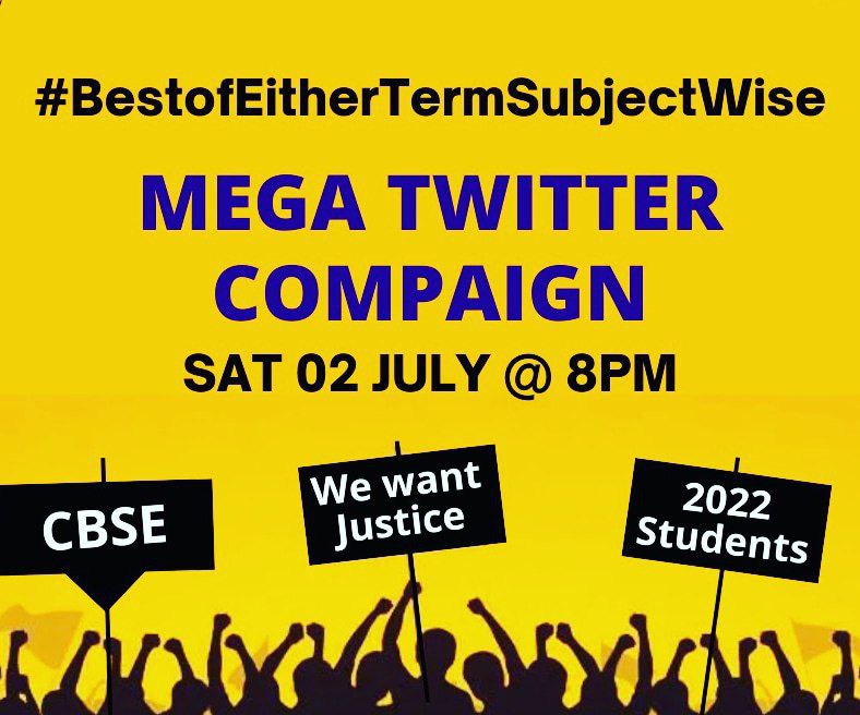gogoi_keshav's tweet photo. Last chance for all #CBSE students for #BestOfEitherTermsSubjectWise 
Remember everything you suffered in these 2 years it's time to demand for our right.
Otherwise we will have to regret if CBSE implemented any random weightage.
#JusticeForCBSEstudents2022 https://t.co/GXZDQzUZ6n