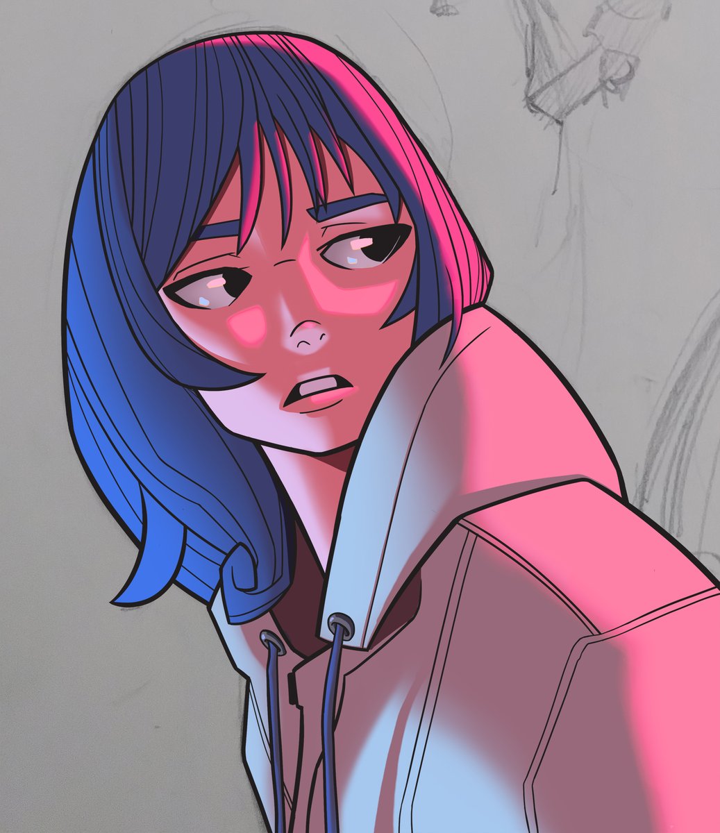 The_mrNG's tweet photo. "Je ne suis pas physicien, mais moi aussi j'étudie la lumière 🔆" - un artiste, probablement

#illustration #sketch #digitalart #photoshop #character #cellshading #futuristic #futureware #characterstudy #lightstudy #neon https://t.co/NzPpiLII3k
