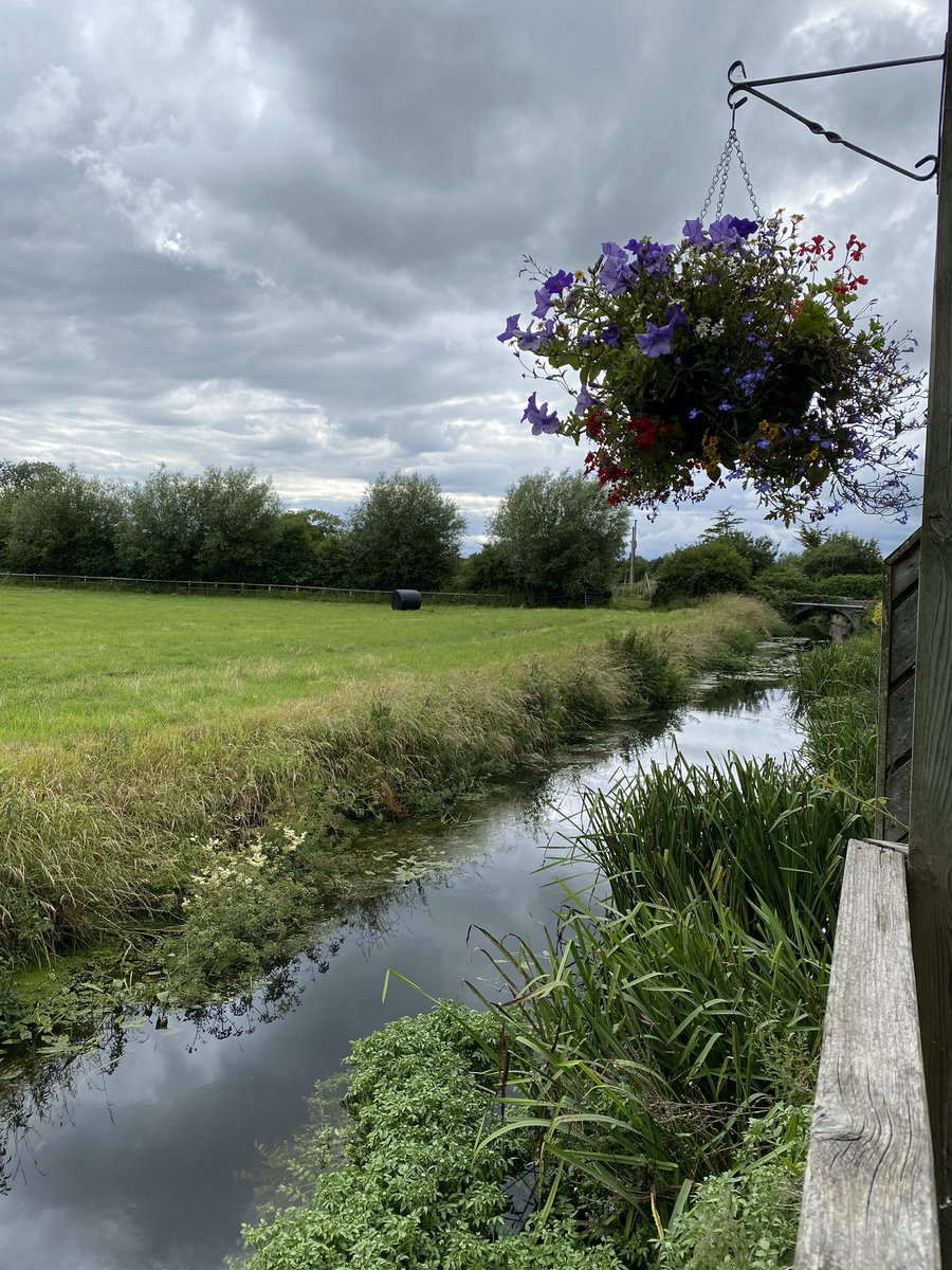 Parked on a lovely campsite on the Somerset levels, with Glastonbury Tor in the distance! The ley-lines are drawing me to the <a href="/redbrickglaston/">Red Brick Building</a> for my gig tonight! 8pm start!