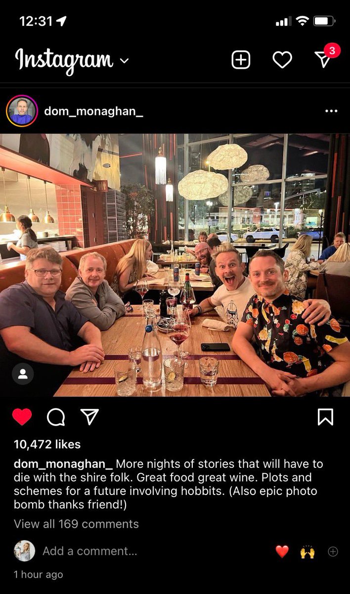 Well, here’s the proof that I photobombed a glorious photo and got mentioned. They were super kind. What a cool experience to see four humans who portrayed some of my favorite art.